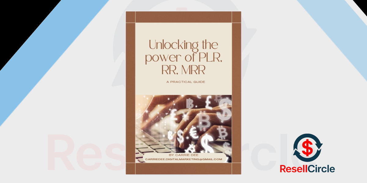 Plr Comp R Rr Inn Guide to PLR, MRR, and RR by CarrieDee