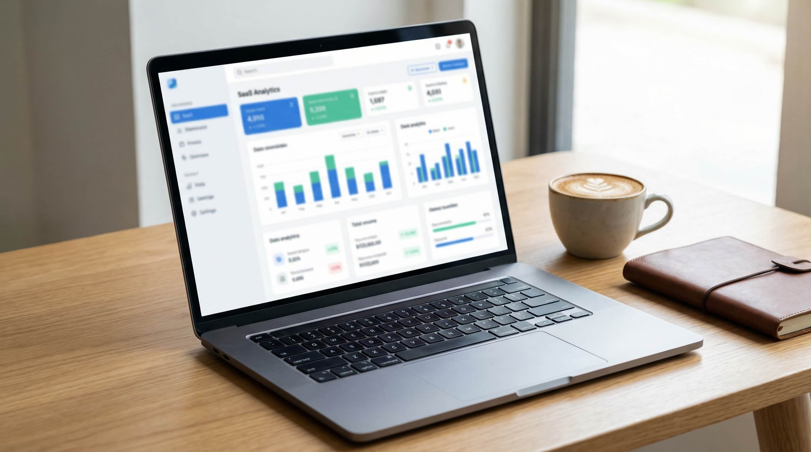 Modern dashboard tools and simple system concept