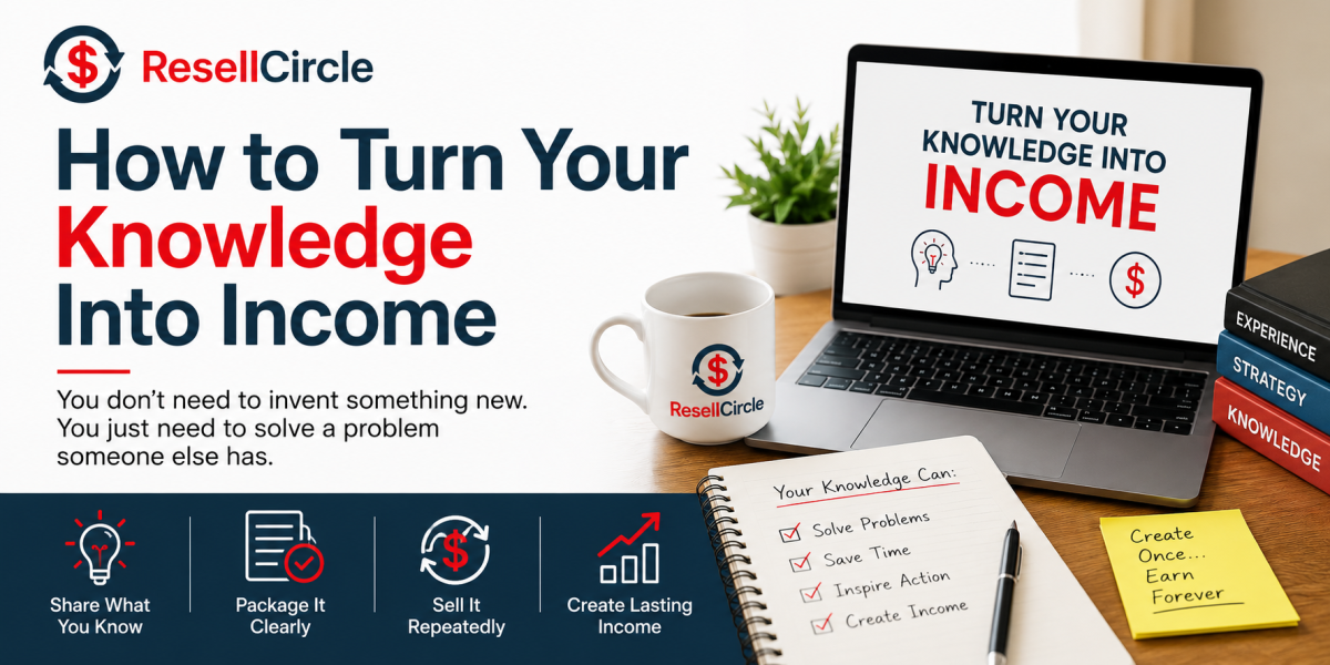 Turn Your Knowledge Into Income