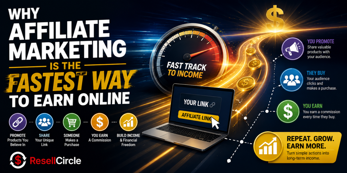 Why Affiliate Marketing Is the Fastest Way to Earn Online
