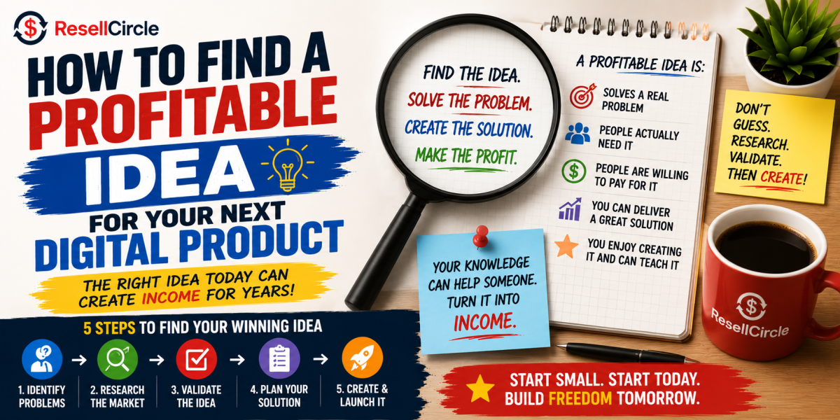 How to Find a Profitable Idea for Your Next Digital Product