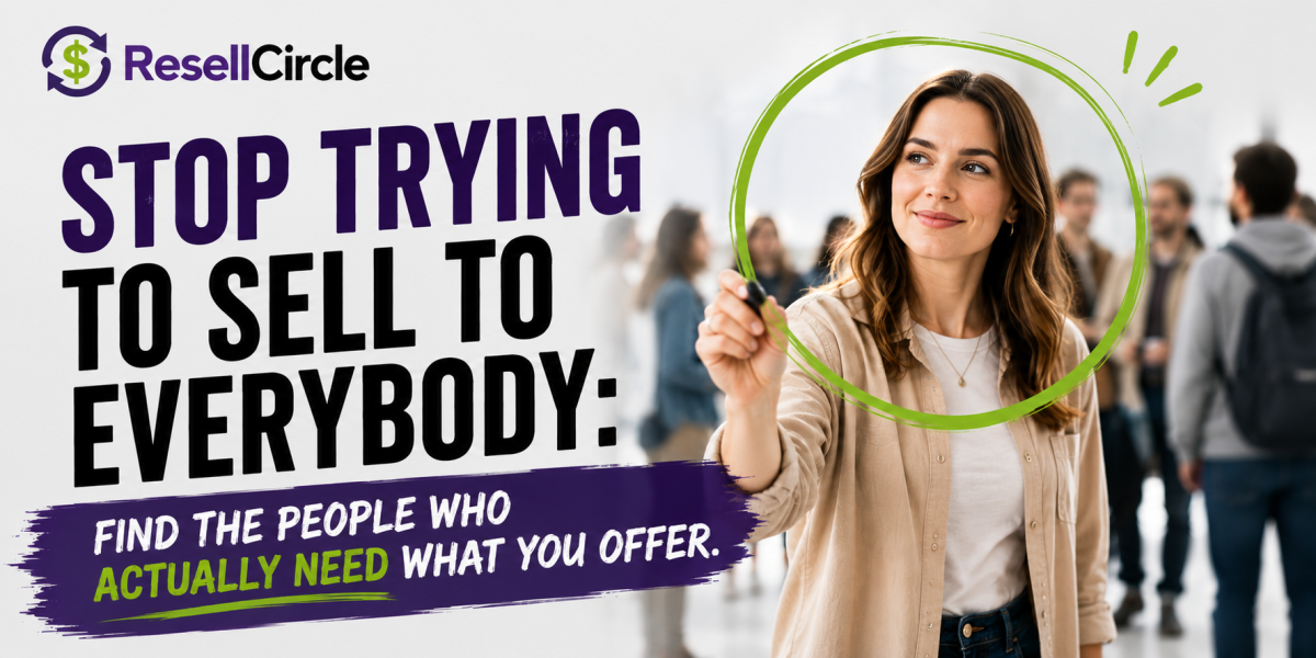 Stop Trying to Sell to Everybody: Find the People Who Actually Need What You Offer