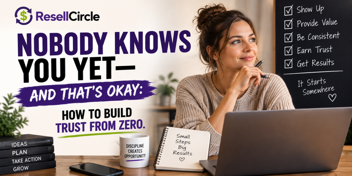 Nobody Knows You Yet—and That’s Okay: How to Build Trust From Zero