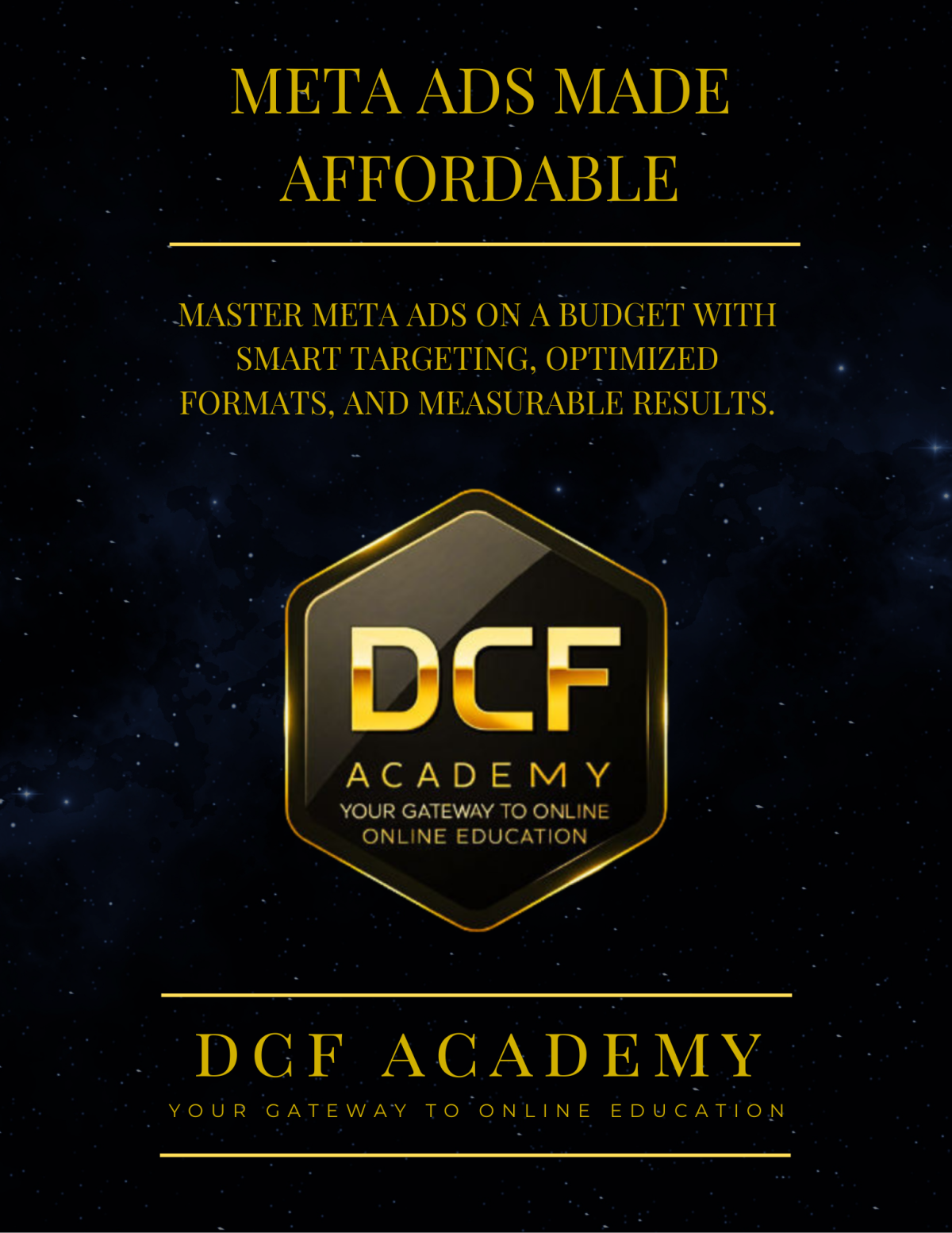 Meta Ads Made Affordable - Ebook