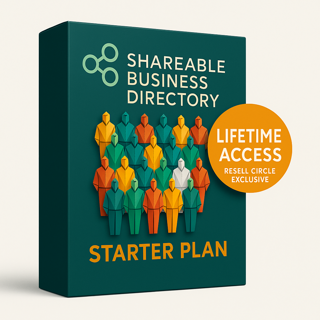 Shareable Business Directory (Starter Plan)